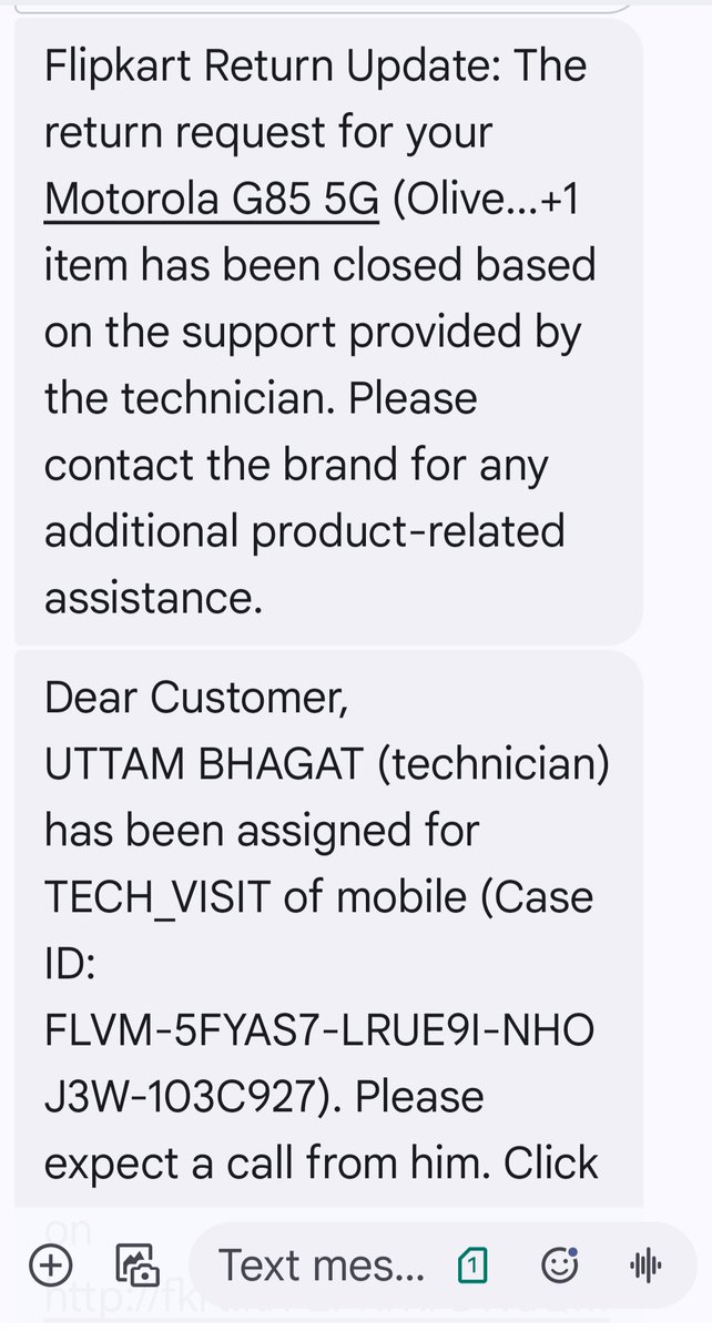 Right971's tweet photo. @flipkartsupport 

P2
Alert🔥🔥🔥
Don't buy products on flipkart 
Didn't replace 
Flipkart technician डिलीवरी एडरेस तक नही आया है सिर्फ कॉल किआ ओर opt मांग रहा था बोला  के आपका प्रॉब्लम solve हो गया है

किआ ऐसे ही होते है आपके technician जो कॉल करके प्रॉब्लम को solve कर देते है https://t.co/wFWS9aQO8Q