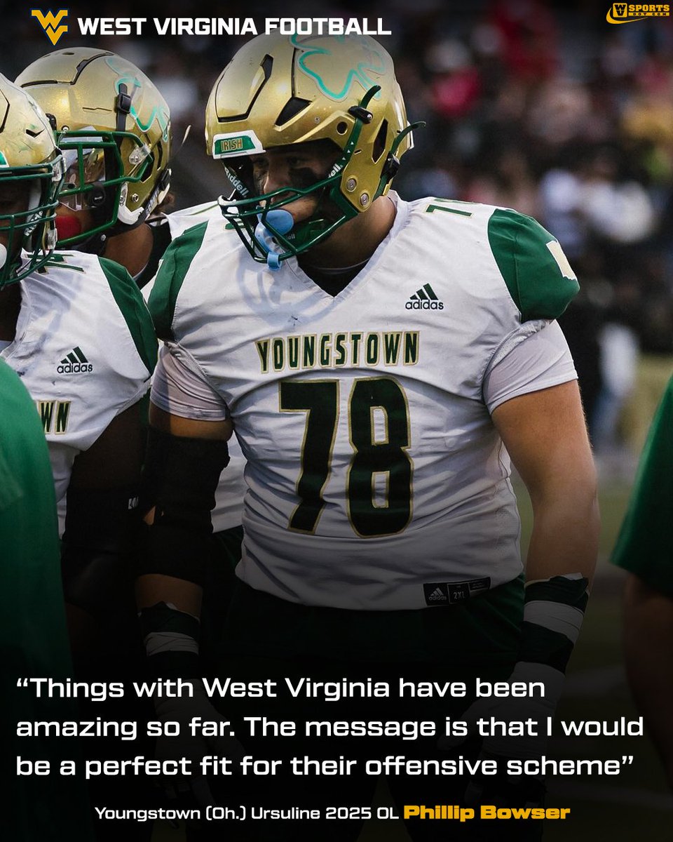 WVSports.com (@wvsportsdotcom) on Twitter photo Interview 👉 gowvu.us/3jz
#WVU is hosting 2025 OL Phillip Bowser for an official visit this weekend. The lineman is exploring his options with Signing Day approaching. #HailWV <a href="/PhillipBowser_/">Phillip_Bowser</a> Interview 👉 gowvu.us/3jz
#WVU is hosting 2025 OL Phillip Bowser for an official visit this weekend. The lineman is exploring his options with Signing Day approaching. #HailWV <a href="/PhillipBowser_/">Phillip_Bowser</a>