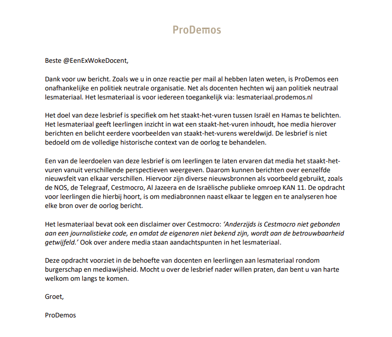 ProDemos - Huis voor democratie en rechtsstaat tweet media