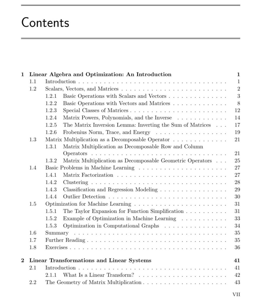 hamptonism's tweet image. Linear Algebra and Optimization for Machine Learning: