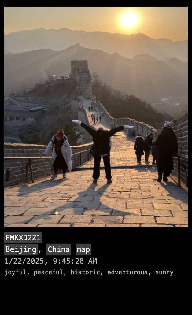 Collective_memo's tweet image. Reality Mapper FMKXD2Z1 captures the sun's glow over the Great Wall of China, in Beijing. 
#GreatWallofChina #Beijing