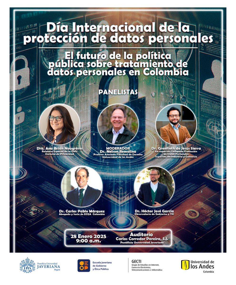 💜DÍA INTERNACIONAL DE LA PROTECCIÓN DE DATOS (2025): Qué avances, vacíos y retrocesos tiene el actual proyecto de ley de protección de datos? Cómo mejorarlo? Qué pasará con los neurodatos, la IA, la seguridad? Acá se lo contamos : forms.office.com/pages/response… <a href="/UniandesDerecho/">UniandesDerecho</a>