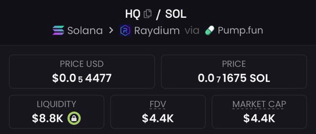 carinasuzy's tweet photo. Called $HQ at $4.4k Mcap on my private telegram.

$SONIC $HOLO $BUILD $BUZZ $AIOS $LLM $MWH $UFD $PENGU $WHISP $TRUMP $FIGHT $IVANKA $ELON $USA $AIB
#Fartcoin #nova #elter #qude #swarms #Beenz #griffain #byte https://t.co/o85bmGqpXs