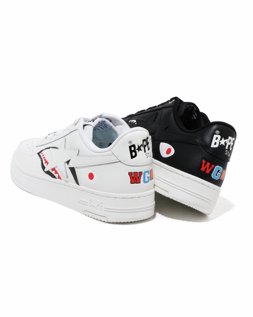 BAPEOFFICIAL's tweet image. The BAPE STA™ SHARK, featuring the iconic shark design in sleek black and white, will be available on January 25, 2025, at authorized A BATHING APE® store and BAPE.COM.

#bape #abathingape #bapesta