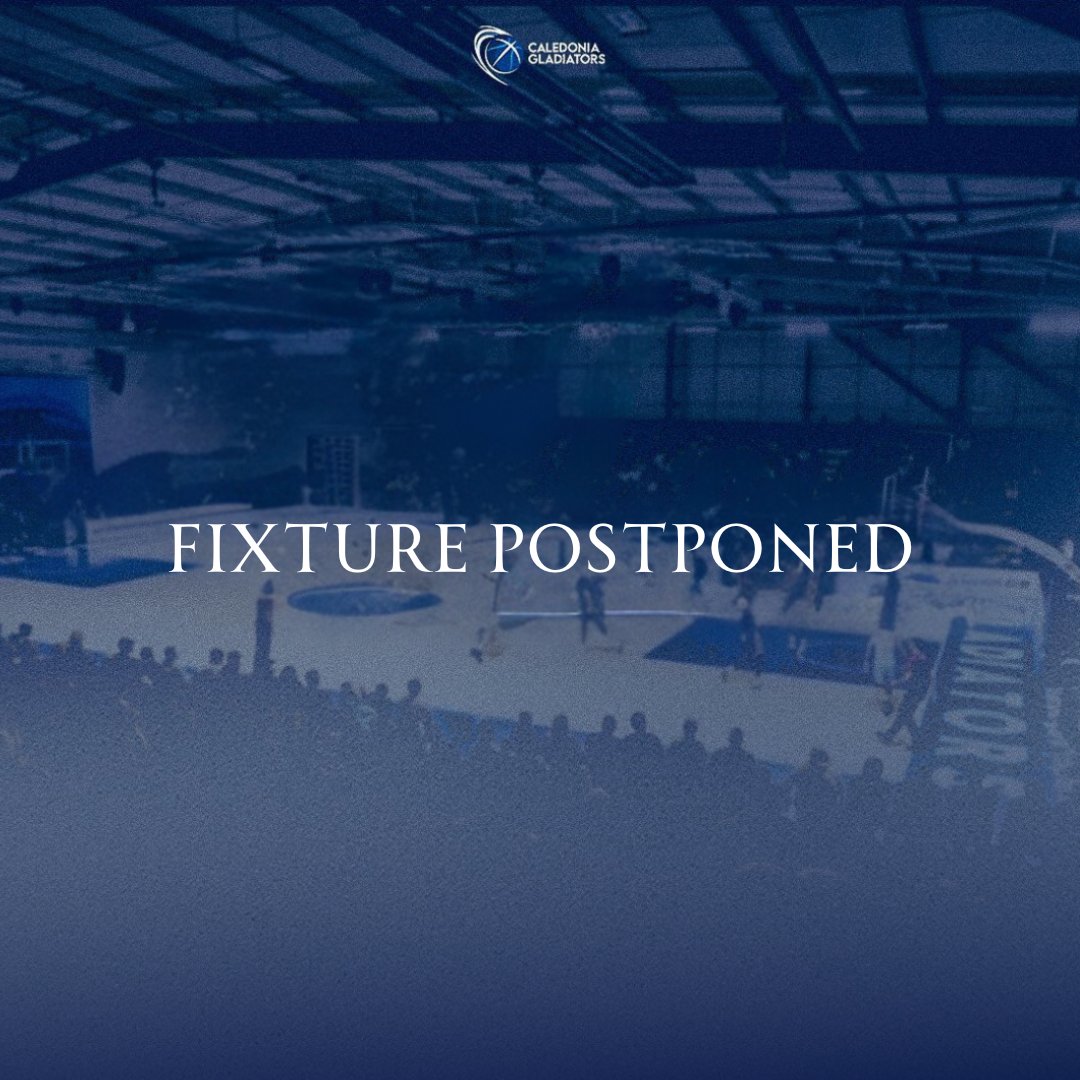 Cal_Gladiators's tweet image. Tomorrow's game vs Leicester Riders has been postponed due to Storm Éowyn.

Read More at caledoniagladiators.com