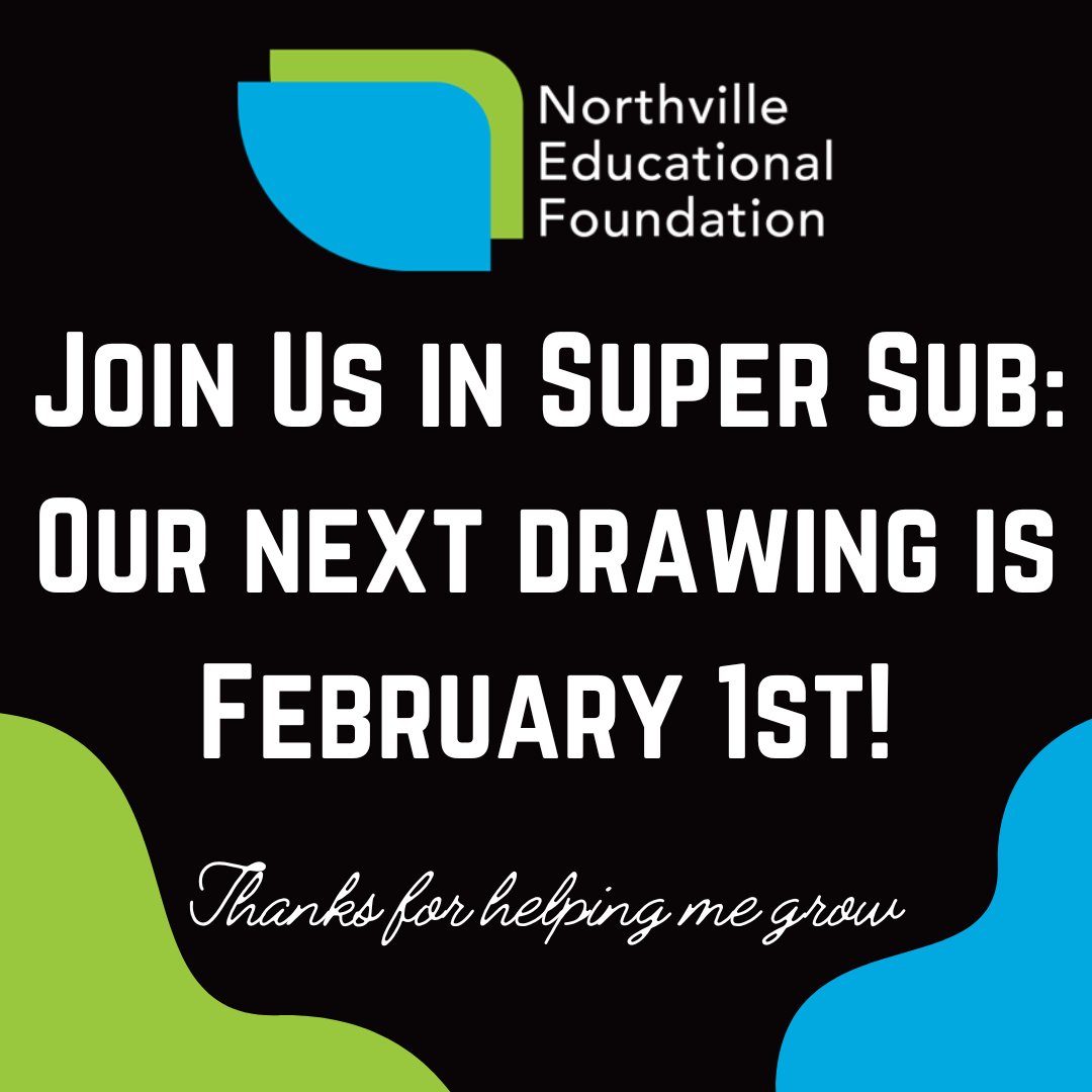 🎉 Show Your Appreciation &amp; Win Big! 🎉
The next NEF Super Sub Raffle Drawing is just around the corner on February 1st! 
💌 Purchase your raffle ticket today &amp; express your gratitude!
app.theauxilia.com/registrationEv…