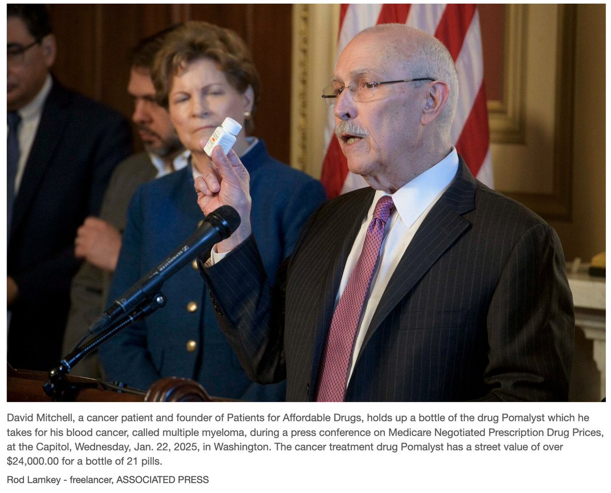 I went up to Capitol Hill yesterday to tell my patient story and emphasize the urgent need to continue implementing the IRA--especially Medicare negotiation. To do otherwise will make drug prices go up, hurting patients and millions of Americans.