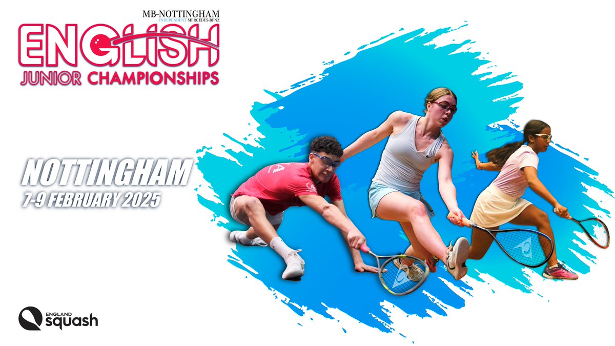 ๐ด๓ ง๓ ข๓ ฅ๓ ฎ๓ ง๓ ฟ England Squash (@englandsquash) on Twitter photo Headed for Nottingham ๐ฃ๏ธ ๐
Alex Broadbridge and Mariam Eissa have been named as the Under 19 top seeds for next month's <a href="/MBNottingham/">MBNottingham</a> English Junior Championships ๐ด๓ ง๓ ข๓ ฅ๓ ฎ๓ ง๓ ฟ ๐
View the full draws here ๐ tinyurl.com/w6bf53d7 Headed for Nottingham ๐ฃ๏ธ ๐
Alex Broadbridge and Mariam Eissa have been named as the Under 19 top seeds for next month's <a href="/MBNottingham/">MBNottingham</a> English Junior Championships ๐ด๓ ง๓ ข๓ ฅ๓ ฎ๓ ง๓ ฟ ๐
View the full draws here ๐ tinyurl.com/w6bf53d7