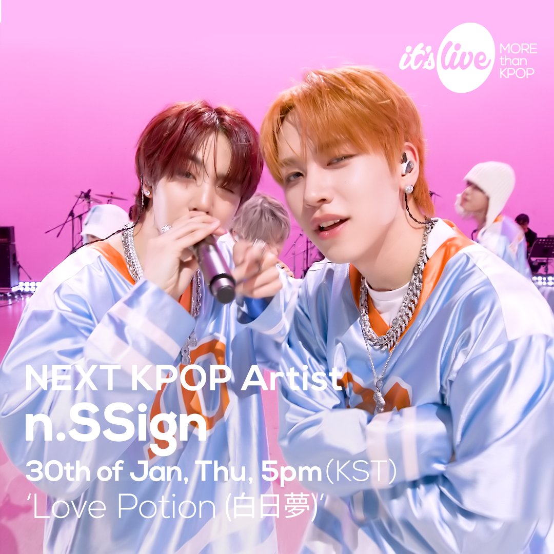 itsLIVEofficial's tweet photo. <COMING UP NEXT>
#nSSign - #Love_Potion (백일몽; 白日夢) ONE CAM Ver.
#엔싸인 - Love Potion (백일몽; 白日夢) 원캠 Ver.
@nSSign_official
#잇츠라이브 #ONECAM #KPOP #itsLive https://t.co/7W5JATqt9S