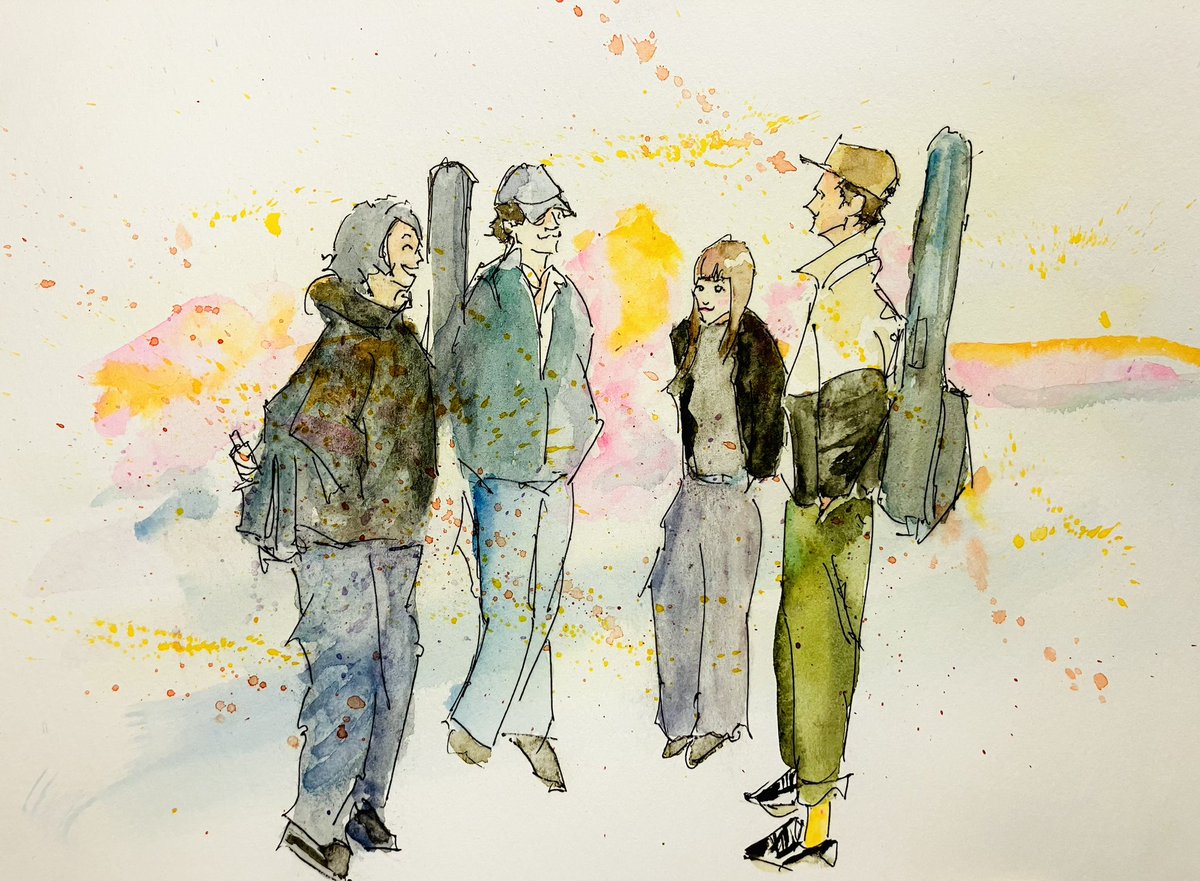 murofushi_'s tweet photo. #イラスト　#水彩画　#絵　#watercolor https://t.co/BEwnJZok91
