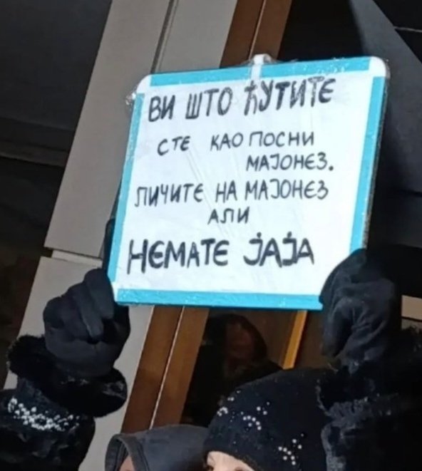 Jedna od jačih poruka.