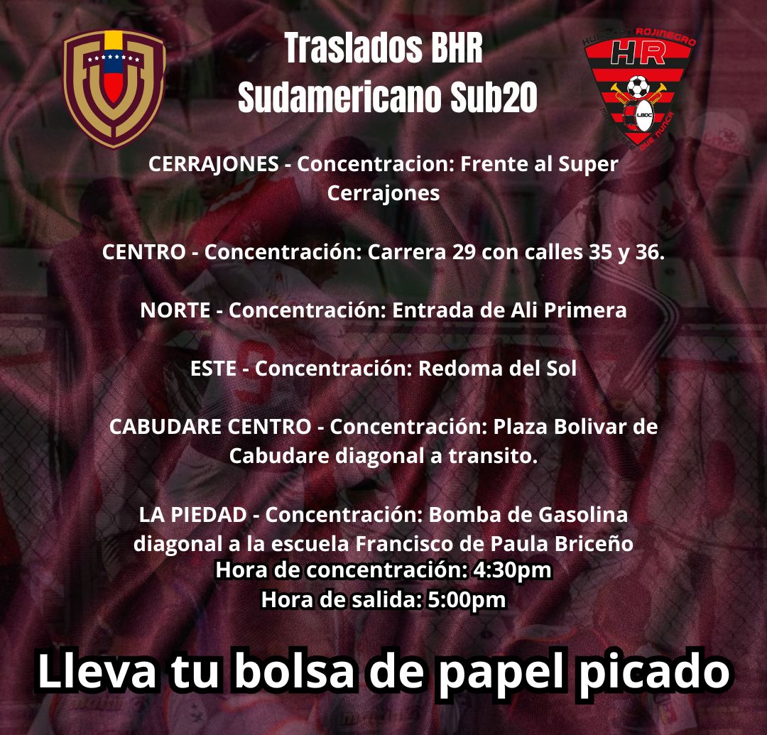 Barra Huracán Rojinegro (@deporlara) on Twitter photo 