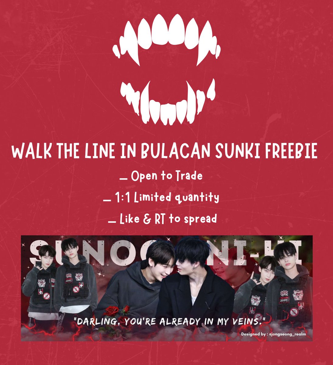 1. #SUNKI Hand Banner

Fan support by: <a href="/feneyy/">𐙚</a>
Designed by: <a href="/jongseong_realm/">ELLA 🐈‍⬛ 🌽</a> 

#WALKTHELINE_IN_BULACAN