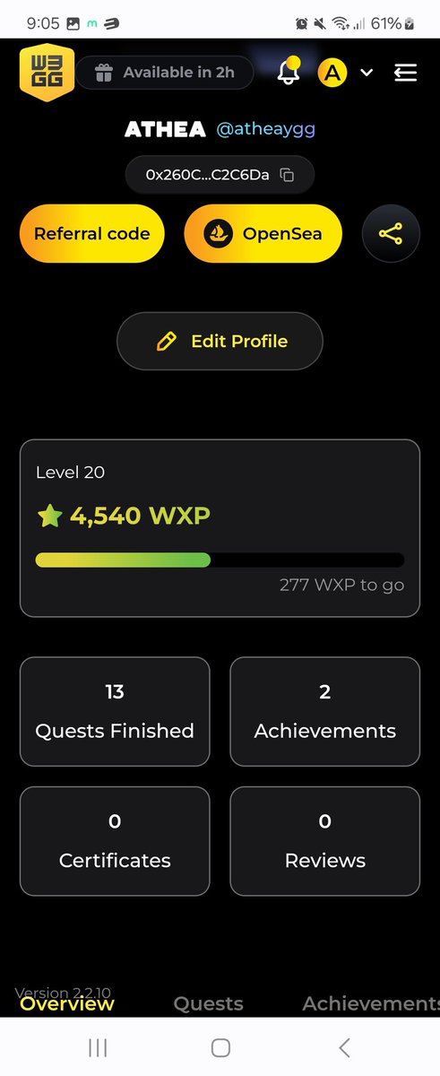 AtheaParagas's tweet image. I just completed My YGG GAP S8 Welcome to W3GG! Use my referral code: W3GGo1OeaH and link: app.w3gg.io/?ref=W3GGo1OeaH
 #minturw3key #YGGGAPS8
@YieldGuild
@w3ggofficial