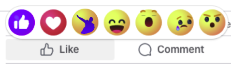 codepo8's tweet photo. Facebook to upgrade the "care" reaction icon to go with the times. #factcheckneeded https://t.co/eUPGDghRxx