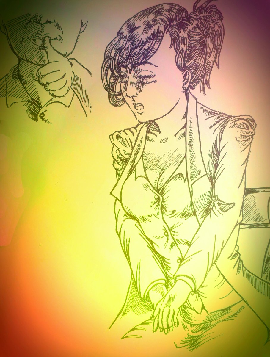 nomineedesu's tweet photo. He thirst to taste her suffering. While she must giving her most trauma to exchange murderer's information. And he has amuse to keep the lip close until her scar being raw.
#helloClarice
#artmoots
#thesilenceofthelamb https://t.co/gN45iKaaml