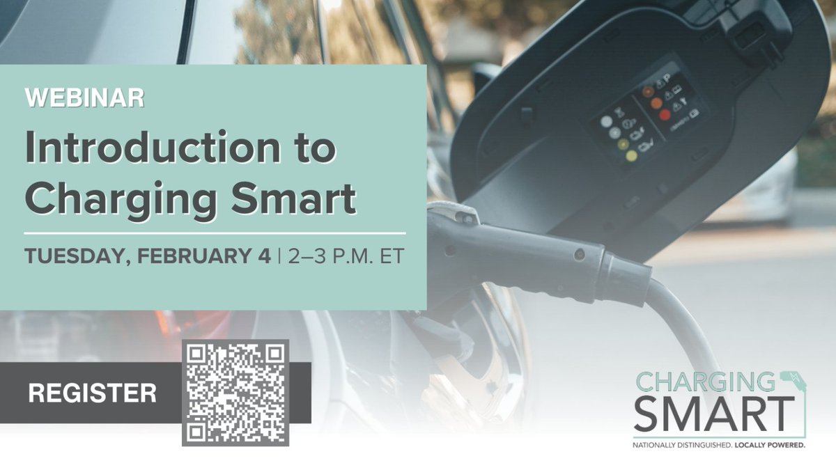 VCC is leading Charging Smart in Virginia. On Feb. 4 learn from <a href="/IRECUSA/">The Interstate Renewable Energy Council (IREC)</a> about the national EV readiness program. This session will explain how local governments can achieve their EV readiness goals. irecusa.zoom.us/webinar/regist…