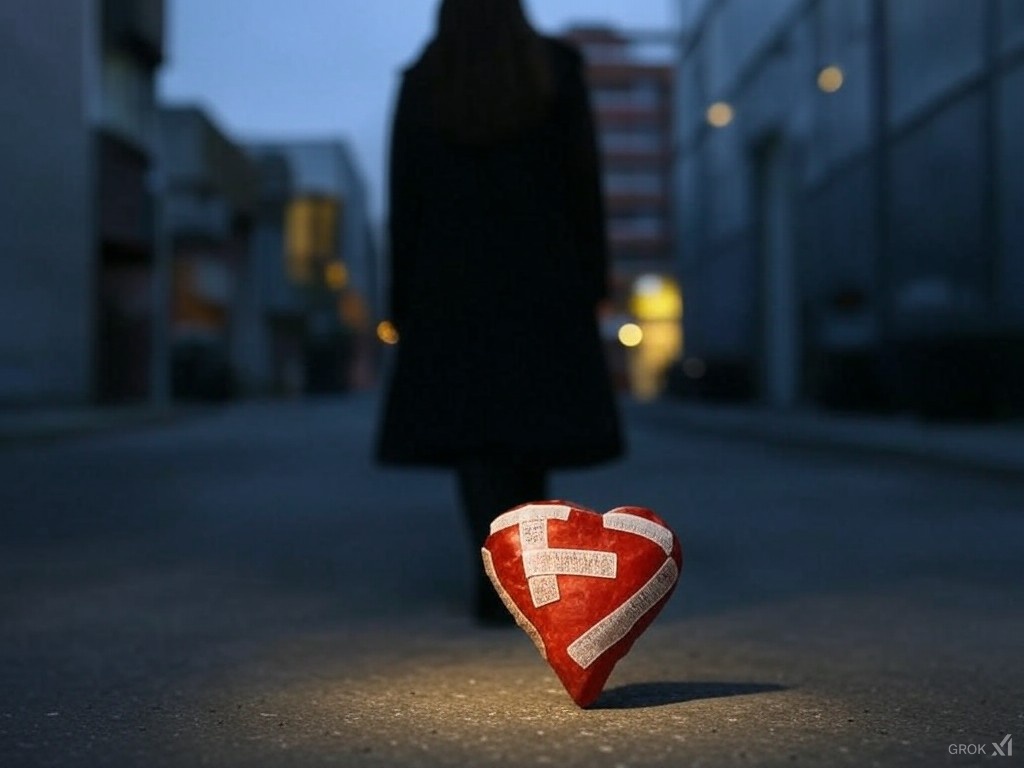 Man mano che il ricordo finirà nelle tenebre il cuore perderà le sue bende