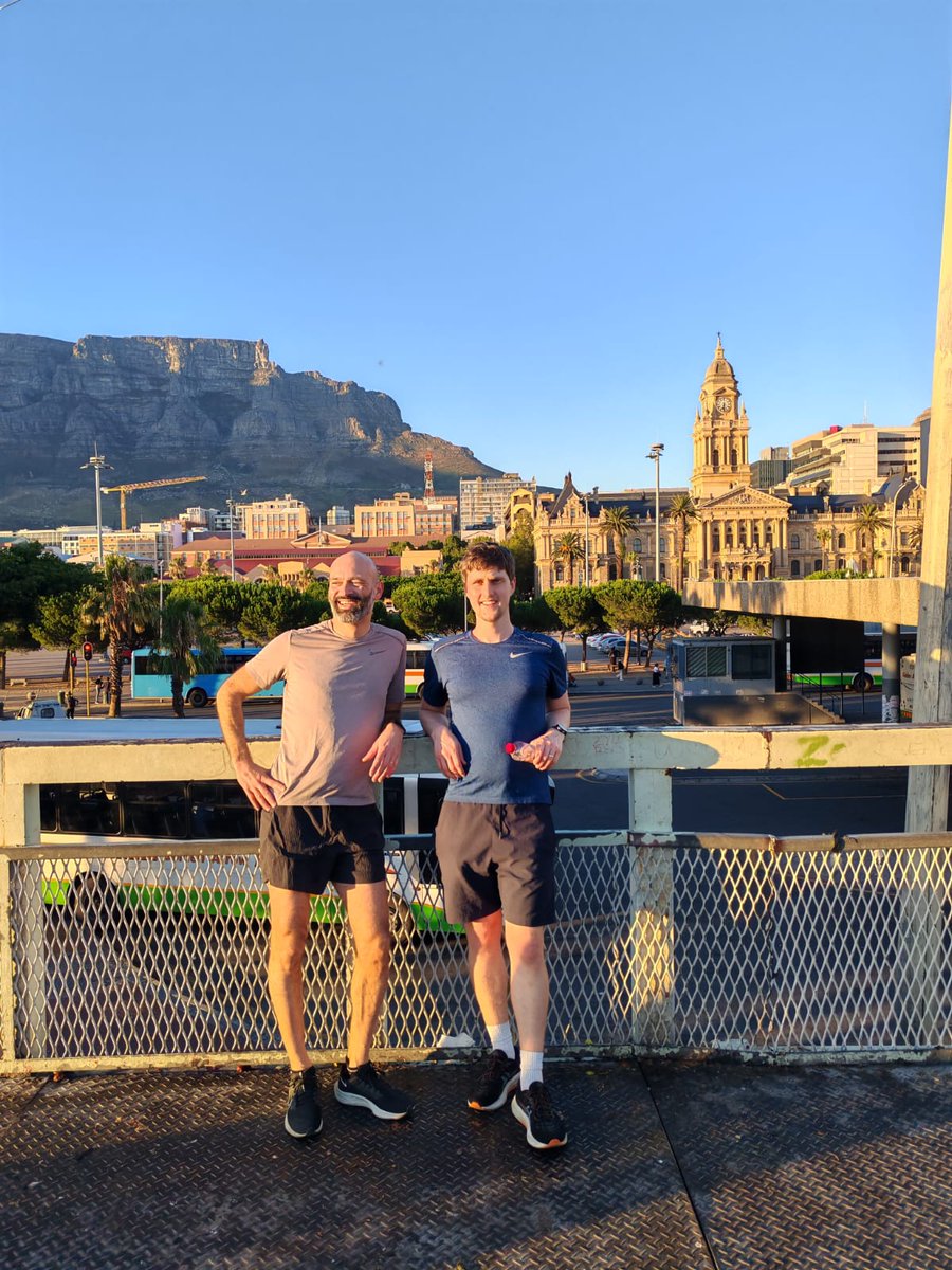 Big thank you to colleagues Felipe &amp; Owen for joining us for an early morning city runningtour before starting their working day yesterday- work/travel doesn't get much better than this 🤩 #sightrunning #runcapetown #adventurecapetown #fittourism #worktravellife <a href="/lovecapetown/">Love Cape Town</a>