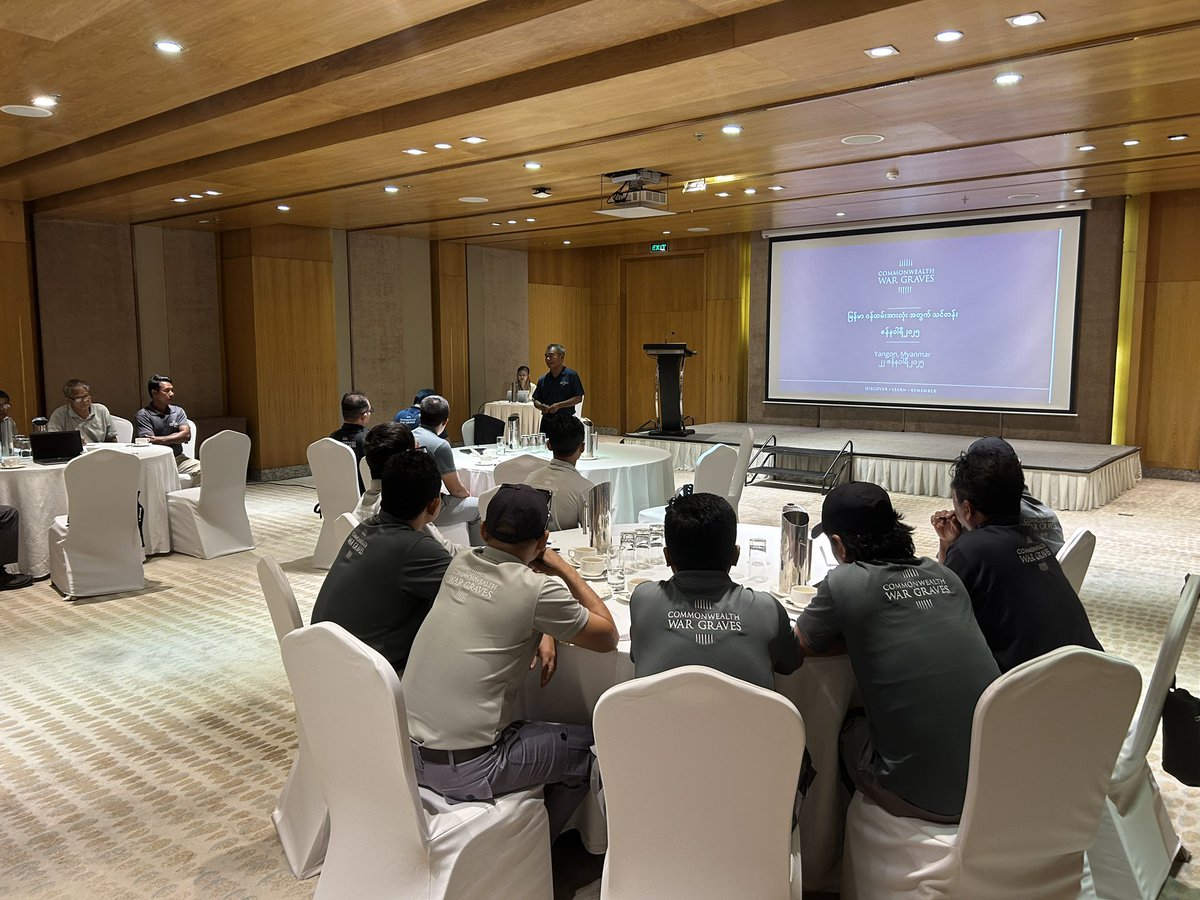 Together with <a href="/davidaloveridge/">David Loveridge</a>, great to make a first <a href="/cwgc/">Commonwealth War Graves</a> operational visit to Myanmar in over 5 years. Valuable training and discussion in Yangon. A lot clearly to do but lots to build upon with the exceptionally resilient and hardworking team based across the country.