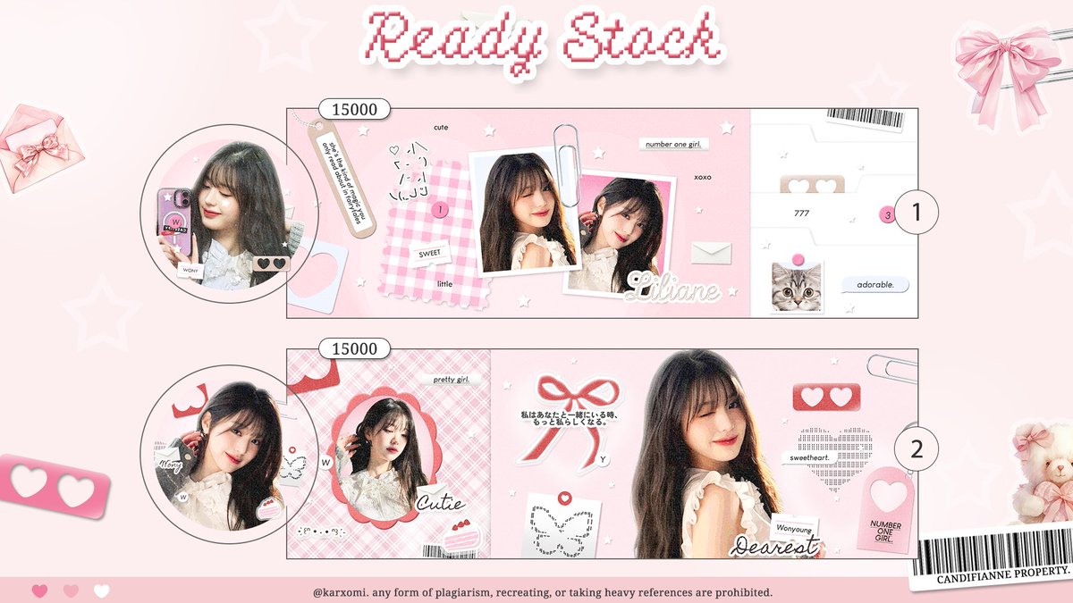 karxomi's tweet image. help repost 😺

hlooo ada layout wonyoung ready stock yg bisa kamu jemput yaaa 🌷 .. pricinya di pict ya free retext xixixi met jajank 🎀☘️

#zonaba #zonauang