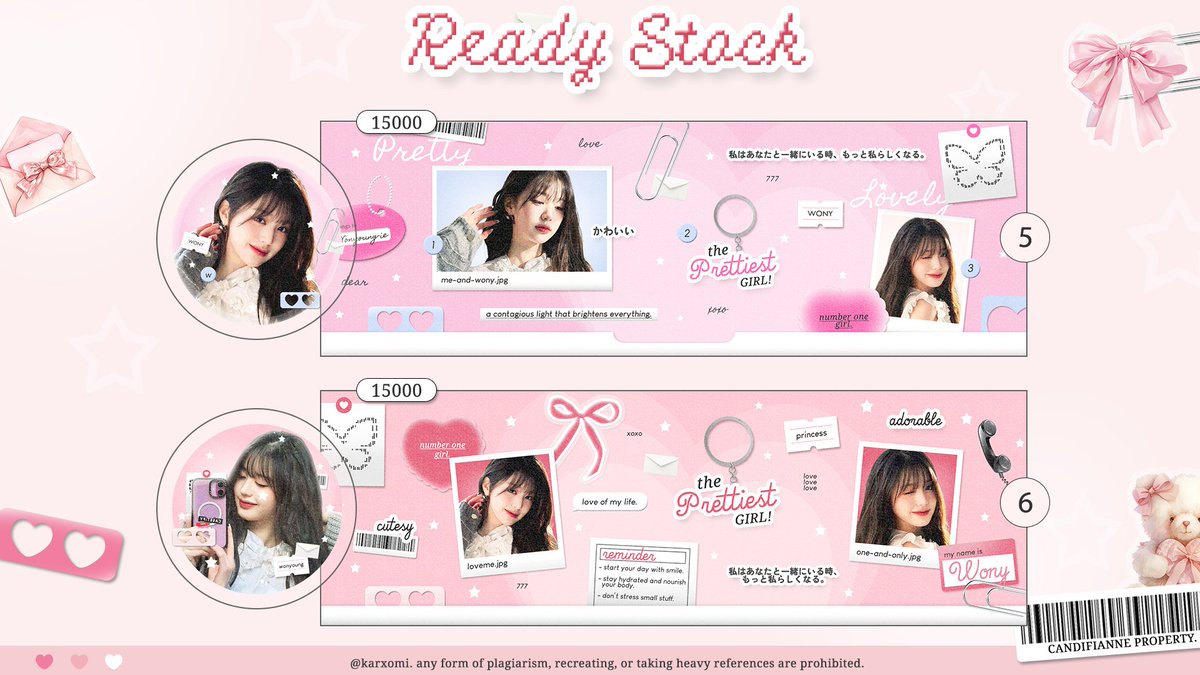 karxomi's tweet image. help repost 😺

hlooo ada layout wonyoung ready stock yg bisa kamu jemput yaaa 🌷 .. pricinya di pict ya free retext xixixi met jajank 🎀☘️

#zonaba #zonauang