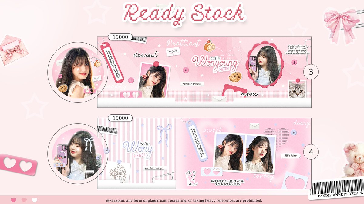 karxomi's tweet image. help repost 😺

hlooo ada layout wonyoung ready stock yg bisa kamu jemput yaaa 🌷 .. pricinya di pict ya free retext xixixi met jajank 🎀☘️

#zonaba #zonauang