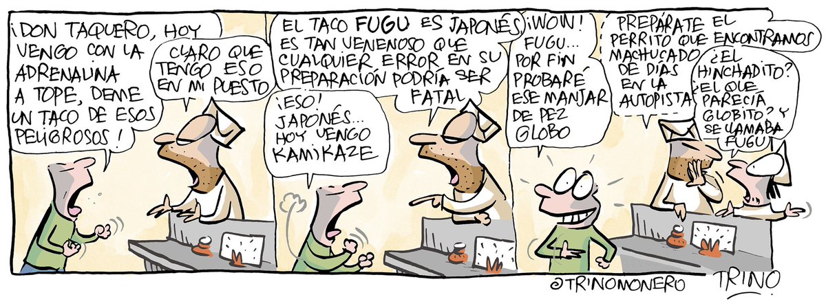 Jueves taqueril de platillos con riesgos interesantes #trinomonero
