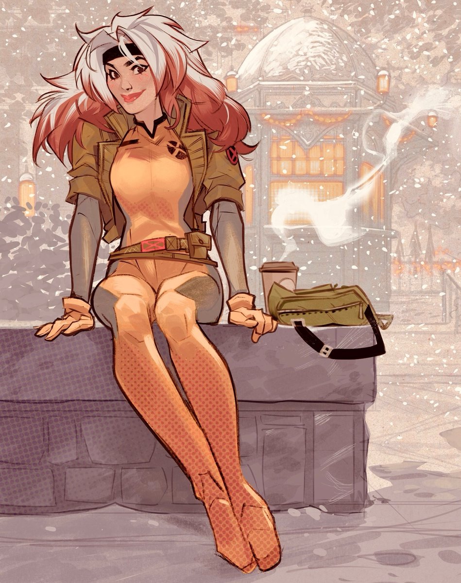 Coffee break.
Art by Valentine Pasche #xmen