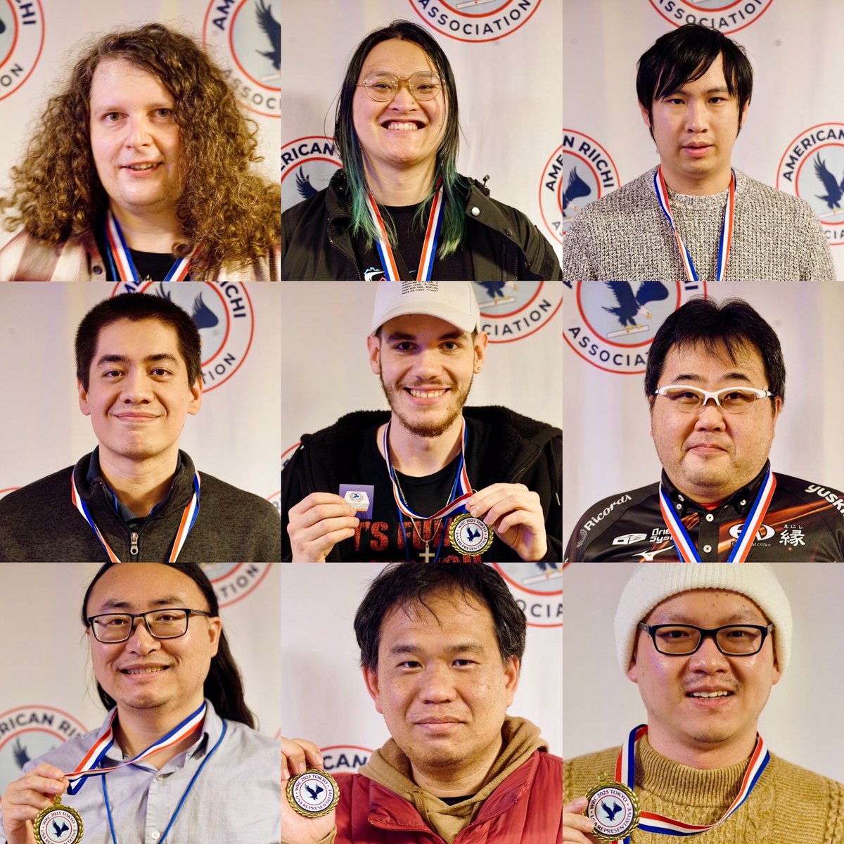 USARiichi's tweet photo. Here they are: our top 16, ready for Tokyo this summer! Congratulations to all who competed this weekend and to every player who makes the American riichi community so exciting &amp; engaging! https://t.co/jCZ8xIS3Zk