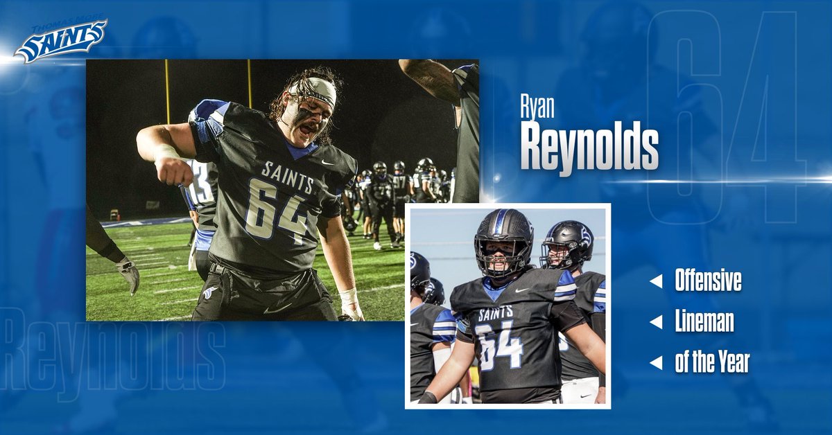 TMU_Football's tweet photo. Congratulations to our 2024 Offensive Lineman of the Year - Ryan Reynolds!

Hats off to an incredible season Ryan!

#EarnedIt
 
▫️🔹▪️🔹▫️ https://t.co/yTzJEo55xW
