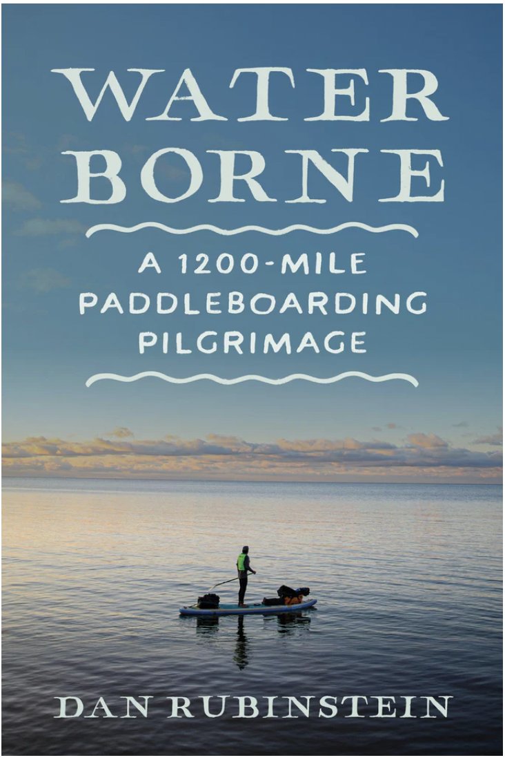 It's been two+ years since I decided to go on a long SUP trip and write a book about our relationship with blue space. Now, somehow, the book is almost finished and will be out on June 10. You can pre-order it or the audio book. ecwpress.com/products/water… tantor.com/water-borne-da…