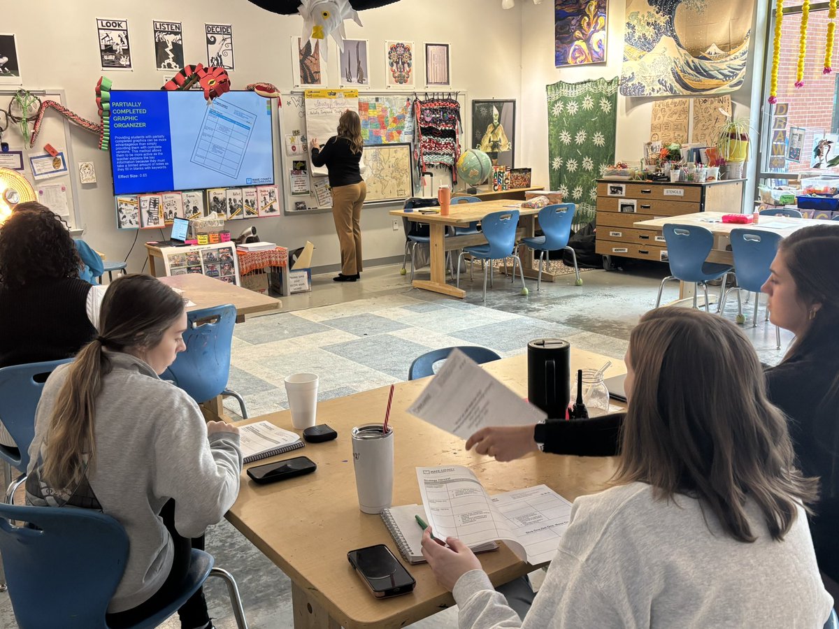 Our Interest-Based Professional Development sessions are in full swing and we are enjoying learning &amp; growing together! ✏️ 💻🤓
<a href="/MrsRCurtis/">Rhonda Curtis</a> <a href="/ambbyars/">Ashley Byars</a> <a href="/SEasternArea/">WCPSS Southeastern Area</a>