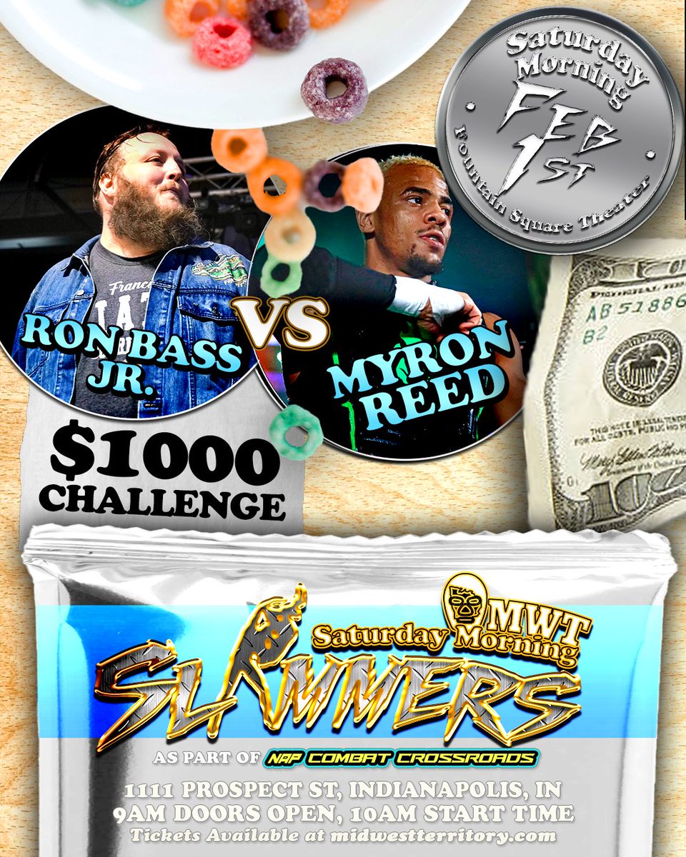 ChadAFrench's tweet photo. GCW World Championship 
Effy defends against Noah Veil 

$1000 Challenge Match 
RBJ vs Myron Reed

Lots more to be announced for SMS
🎟 https://t.co/E2viQItEYl 

Plus tons of other GREAT shows at CxC
🎟 https://t.co/1d1I4kzDDA 

Let's fucking GO. https://t.co/W2kjpGSsAz