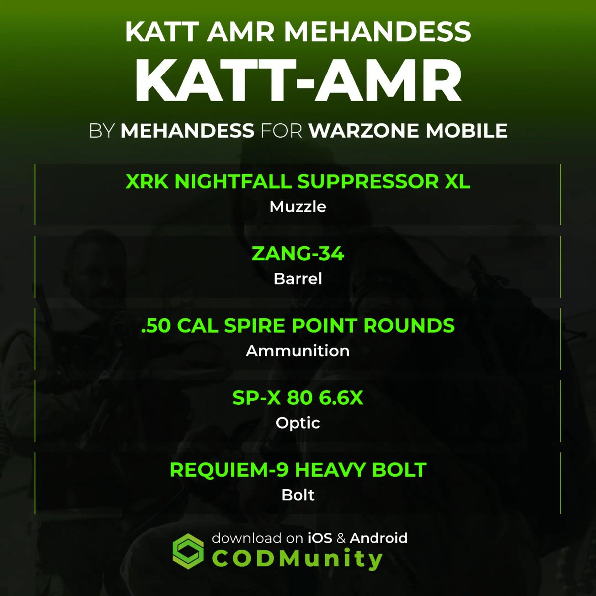 MehandessCod's tweet photo. Mehandess on Codmunity 
#cod #codmunity #snipers #warzonemobile #warzone #codwarzone #mehandesswarzone #kattamr https://t.co/7RD0x0lLmF