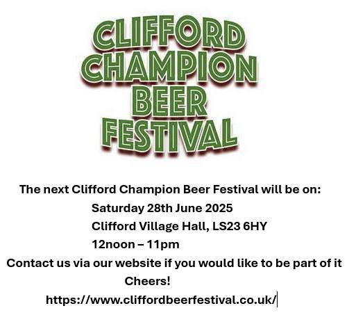 CliffordBeerFestival tweet media