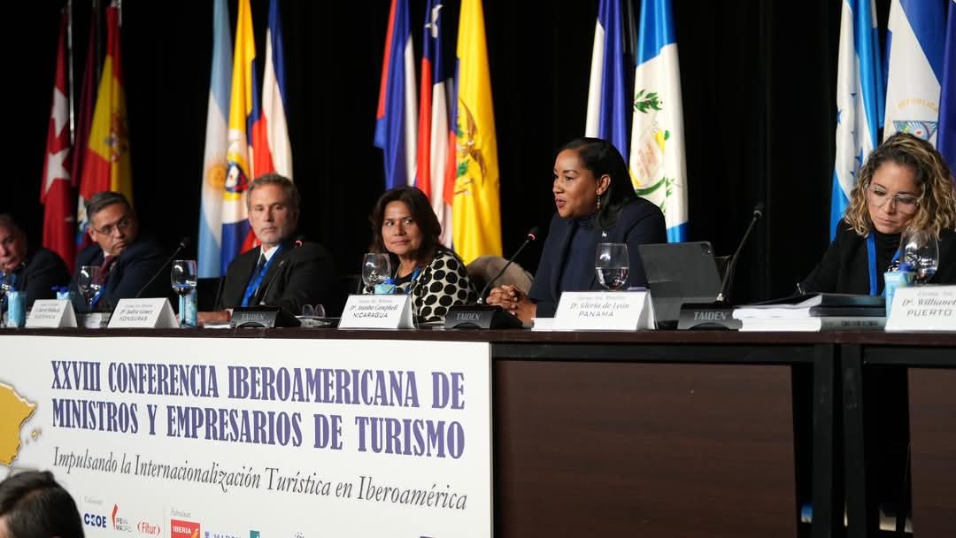 elcaitenic's tweet photo. 🌍✈️ Nicaragua presente en la XXVIII Conferencia Iberoamericana de Ministros y Empresarios de Turismo en España.

Reafirmamos nuestro compromiso con el turismo sostenible y mostramos al mundo la belleza de Nicaragua, Única... Original 🇳🇮✨

#NicaraguaUnicaOrginal #CIMET https://t.co/a9KLi4LcAF