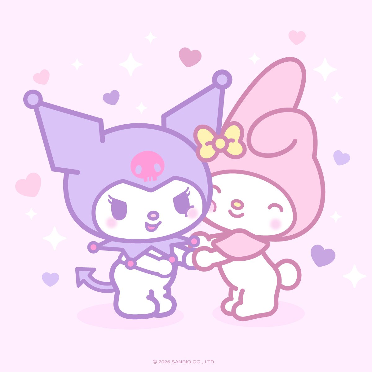 sanrio's tweet photo. Happy #NationalHugDay 💜💕 Tag your bestie to send a virtual hug! https://t.co/mJEIuuXUW3
