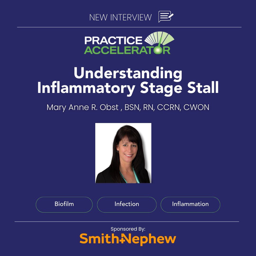 WoundSource's tweet image. 🔥 New Interview Alert!

Maryanne Obst BSN, RN, CCRN, CWON, shares her expertise on navigating the inflammatory stage of wound healing.
📹 Watch the video: okt.to/hFNCkl
Special thanks to @smithnephew for their support.
#WoundCare #Inflammation #PracticeAccelerator