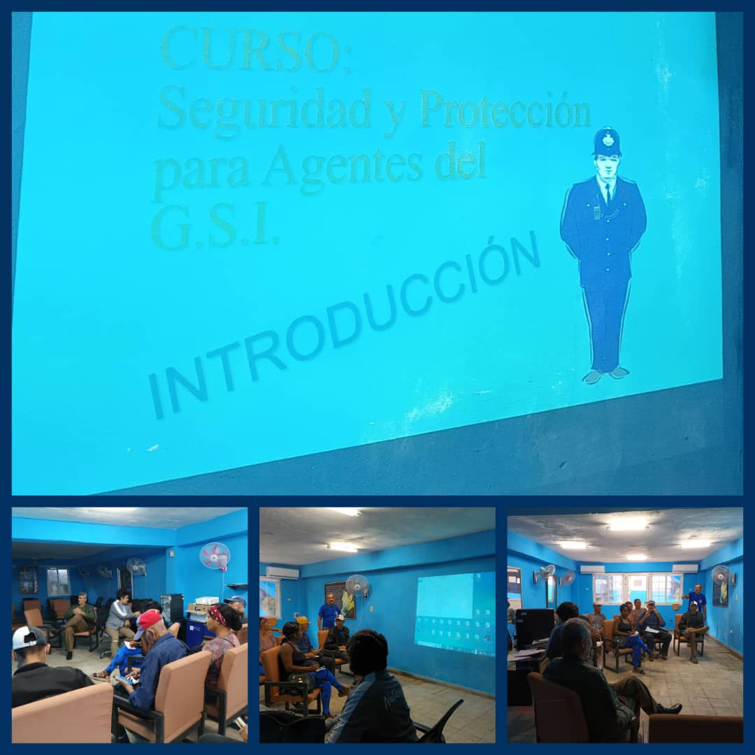 Proteger a las personas, la propiedad y la información de una variedad de  amenazas, garantizando la seguridad y la tranquilidad, en nuestra  entidad es de de vital importancia,por lo que se imparte hoy en nuestra  empresa ,el Curso de Seguridad y Protección para agentes del GSI.