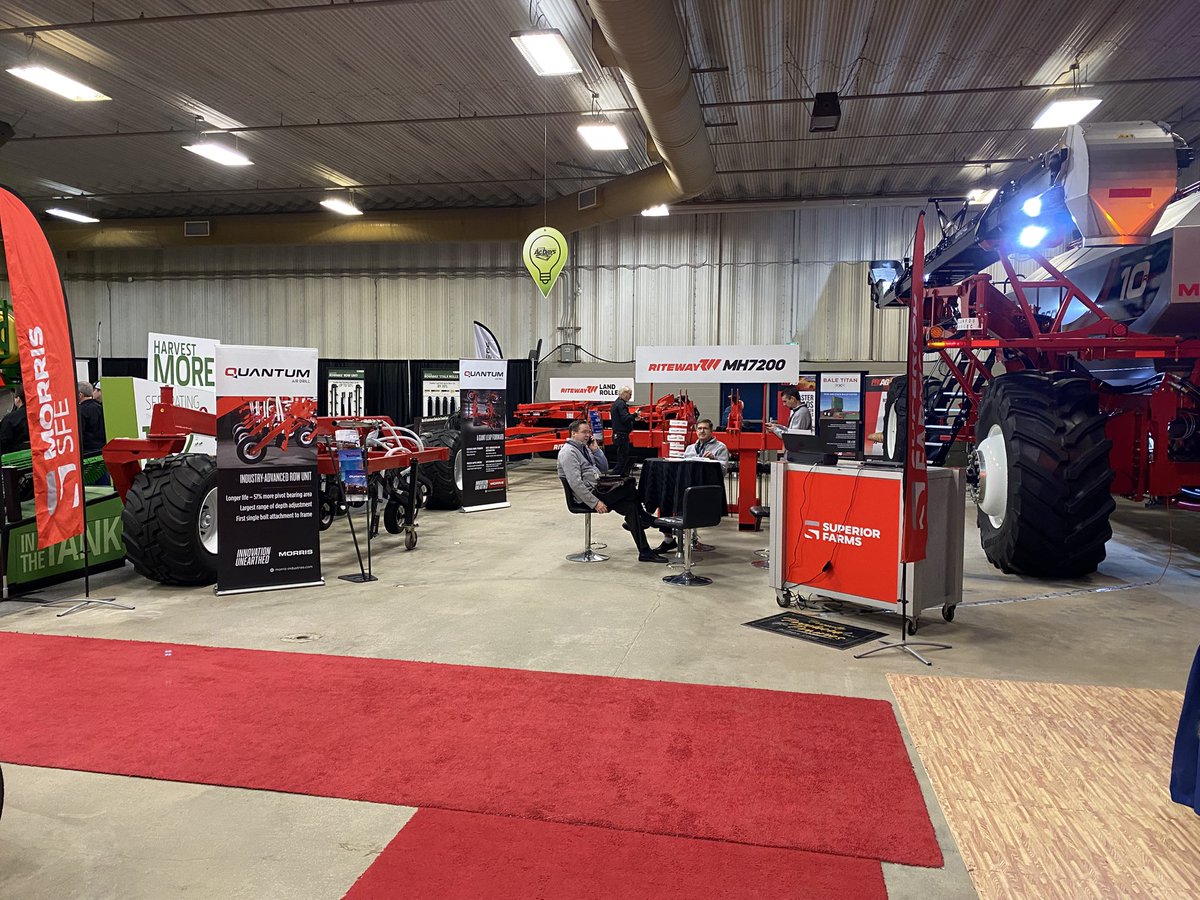 EBKowalchuk's tweet photo. @MBAgDays @Morris_Seeding @RiteWayMfgCo 
All set up and ready to go. See you there! https://t.co/HdgwYmG8I7