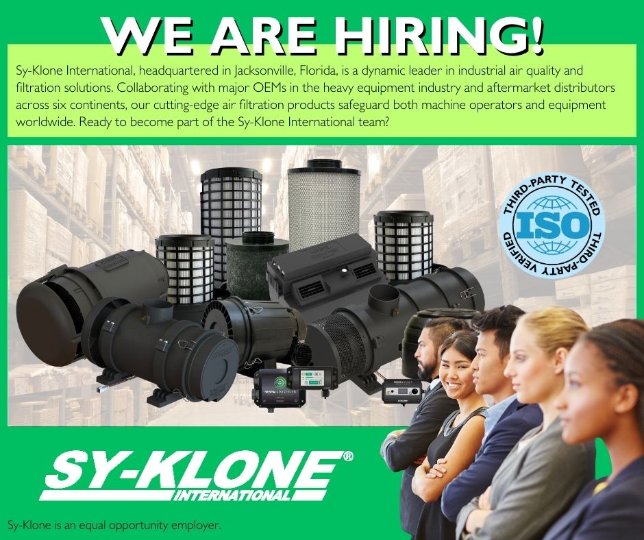 SyKloneInt's tweet photo. Join Team Sy-Klone

Sy-Klone is a global leader in industrial air quality and filtration. We deliver advanced air filtration solutions that protect both machinery and operators worldwide. Join the Sy-Klone team today!

For current openings, click here: https://t.co/tEI5RhzLO4 https://t.co/MsEpDc8x44