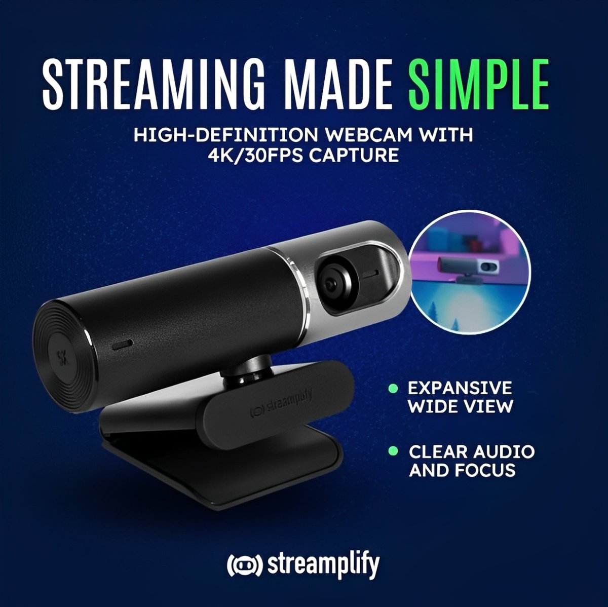streamplify's tweet photo. A smart choice for streamers who know what they need.
https://t.co/054JIfBeJX
#Streamplify #CAMPRO #Streaming #WebCam https://t.co/RfQJLOHb2u