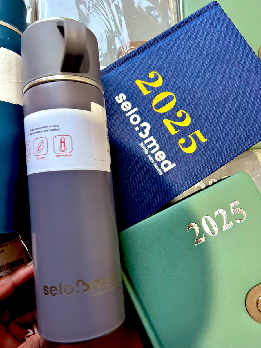 LBrandsolutions's tweet photo. ITS 2025 DIARY SEASON 

Every diary and water bottle tells a story, crafted by us, just for you 

Get yours branded now . 

S/O to SELOMED 🩺 https://t.co/4L6Vvp85bY