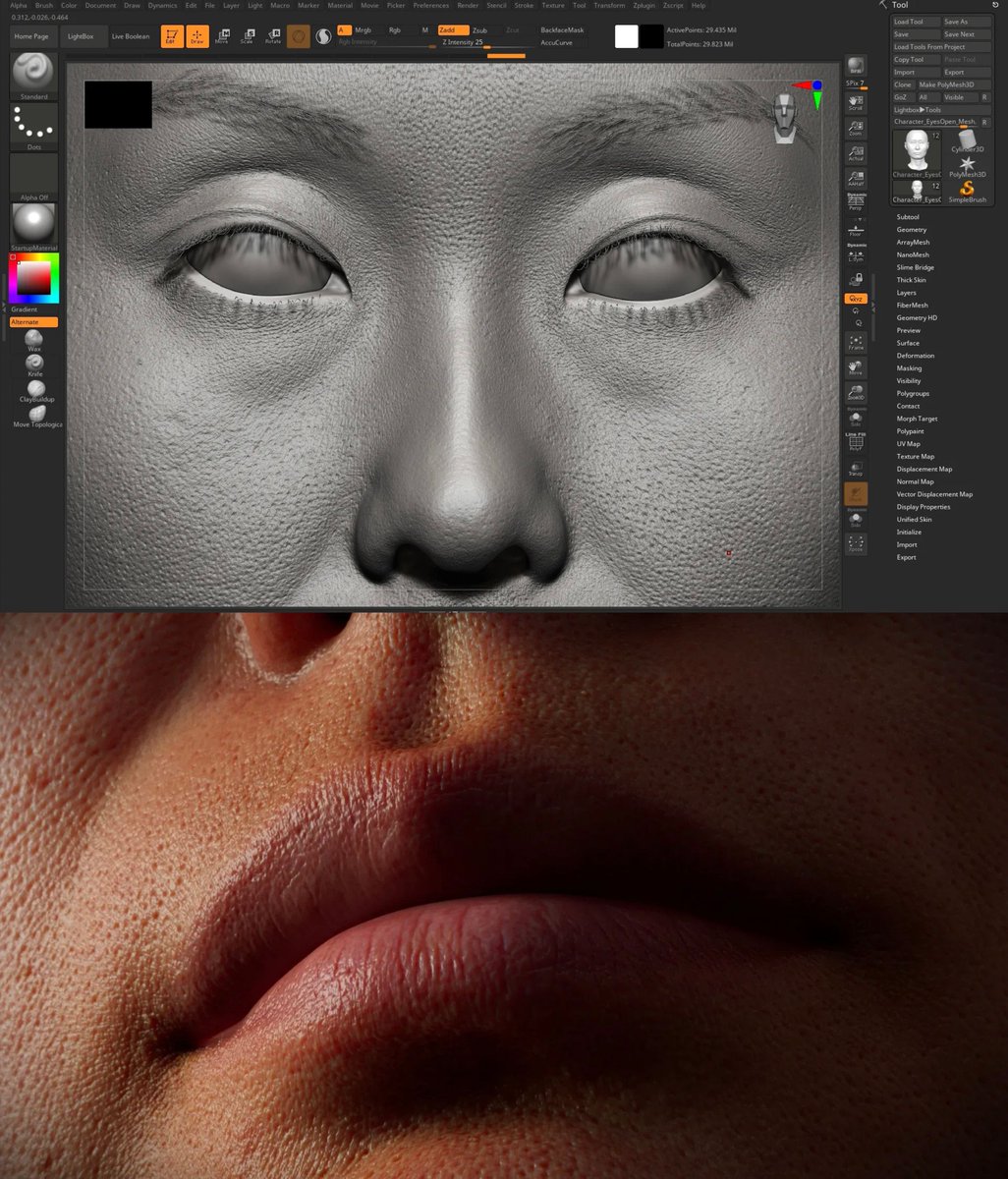 FlippedNormals's tweet image. Elevate your character creation with SkinGen for Houdini—a powerful procedural tool for realistic skin textures. 

SkinGen allows you to create incredibly realistic and detailed skin textures, focusing on micro skin pores and wrinkles. 

Get it here: flipnm.co/skinGenHoudini