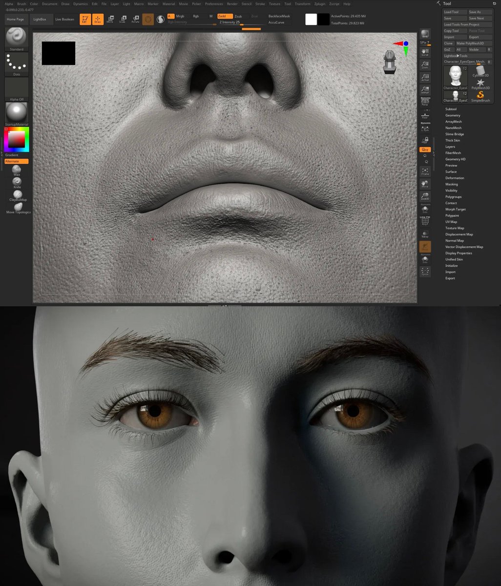 FlippedNormals's tweet image. Elevate your character creation with SkinGen for Houdini—a powerful procedural tool for realistic skin textures. 

SkinGen allows you to create incredibly realistic and detailed skin textures, focusing on micro skin pores and wrinkles. 

Get it here: flipnm.co/skinGenHoudini