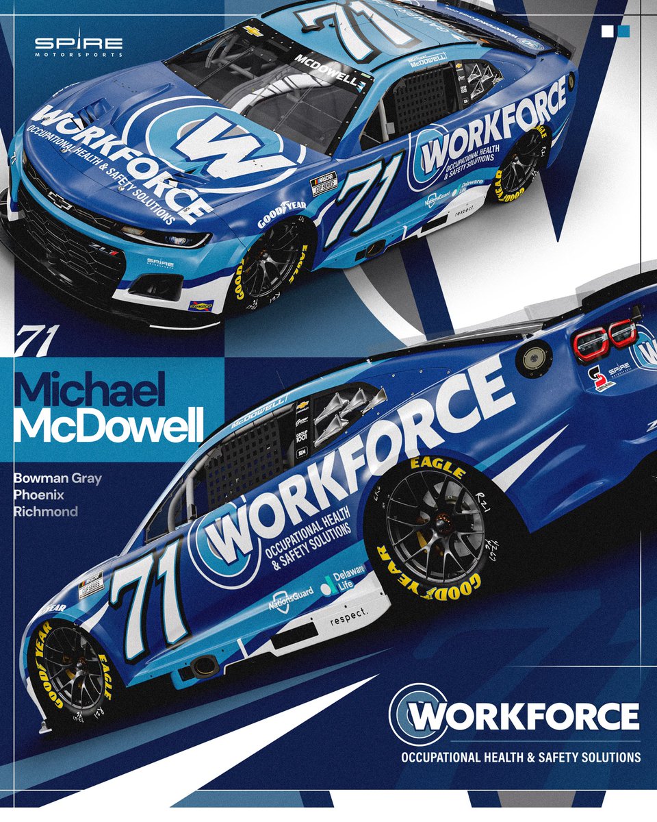 SpireMotorsport's tweet photo. Ready to Workfor(ce) some trophies.

We’re proud to welcome @WorkforceOHSS back to Spire. They’ll be the primary partner on @Mc_Driver’s No. 71 at three races this season starting at The Clash! 

📰: https://t.co/zhGo5LjtKu https://t.co/HOWUV5nIuG