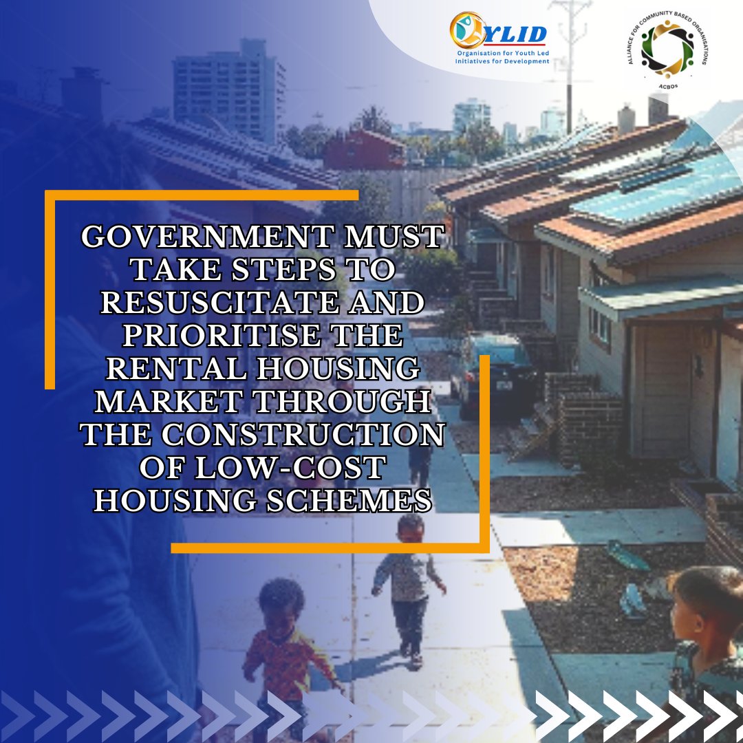 Government must prioritise low cost housing schemes