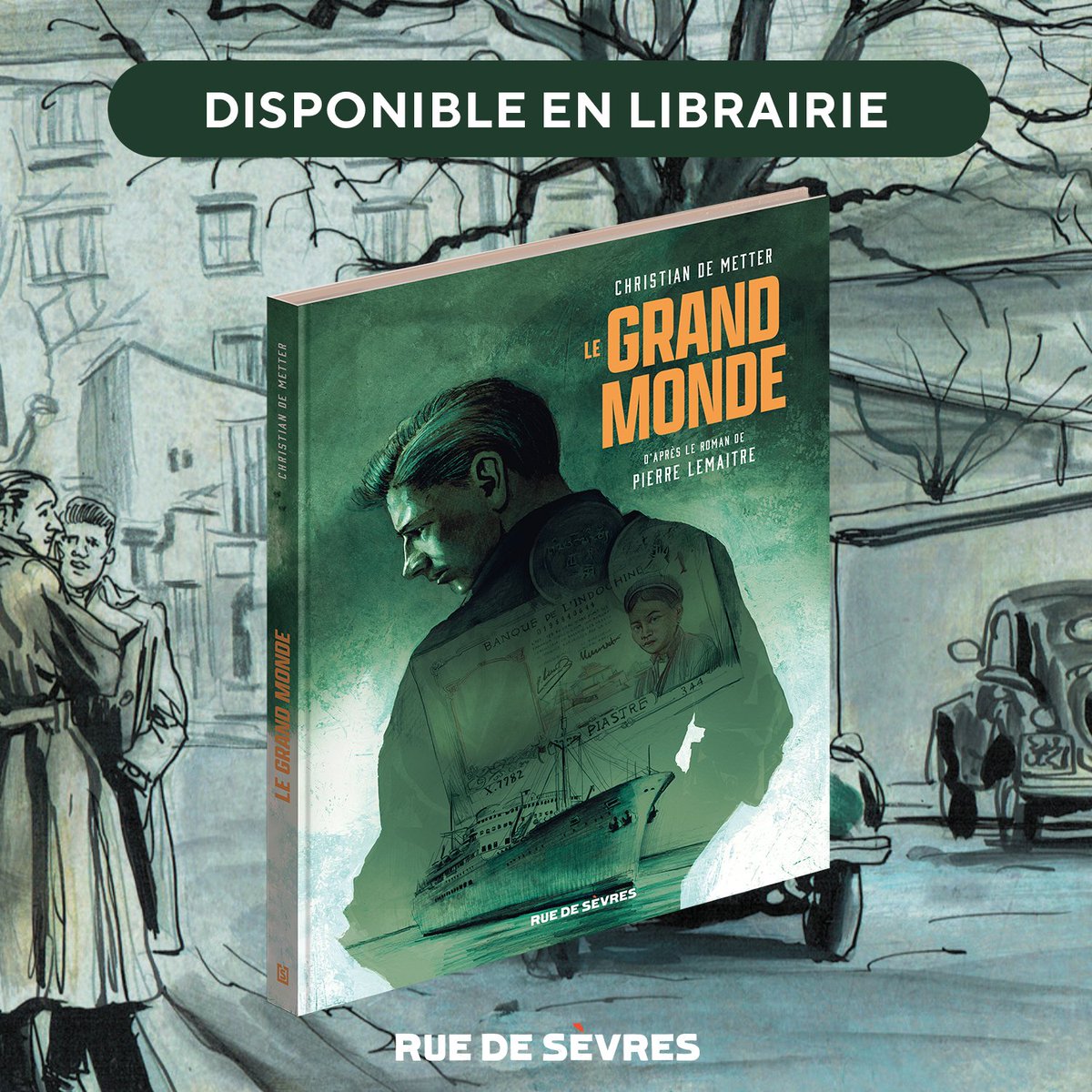 Rue de Sèvres (@ruedesevresbd) on Twitter photo Dès aujourd’hui en librairie 📚
📖 "Shin Zero" de <a href="/MathieuBablet/">Mathieu Bablet</a> et <a href="/guinoir/">guillaume singelin</a> au <a href="/label619/">Label619</a> !
Une relecture inventive du thème des Sentai.
📕 “Le Grand Monde” de Christian de Metter d’après l’œuvre de Pierre Lemaître. Dès aujourd’hui en librairie 📚
📖 "Shin Zero" de <a href="/MathieuBablet/">Mathieu Bablet</a> et <a href="/guinoir/">guillaume singelin</a> au <a href="/label619/">Label619</a> !
Une relecture inventive du thème des Sentai.
📕 “Le Grand Monde” de Christian de Metter d’après l’œuvre de Pierre Lemaître.