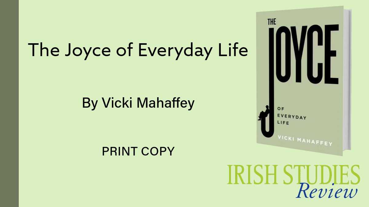 Irish Studies Review (@irishstudiesrev) on Twitter photo Book Review Opportunity
The Joyce of Everyday Life by Vicki Mahaffey
If you are interested in reviewing this enlighten book that demonstrate Joyce’s ability to appreciate the mundane, please contact us via DM or email us at i.studies@bathspa.ac.uk - we’d love to hear from you! Book Review Opportunity
The Joyce of Everyday Life by Vicki Mahaffey
If you are interested in reviewing this enlighten book that demonstrate Joyce’s ability to appreciate the mundane, please contact us via DM or email us at i.studies@bathspa.ac.uk - we’d love to hear from you!